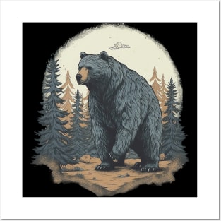 Forest bear Posters and Art